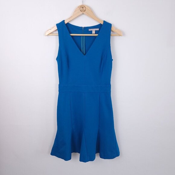 Banana Rerpublic Teal Mini Dress size 2 - Picture 1 of 6